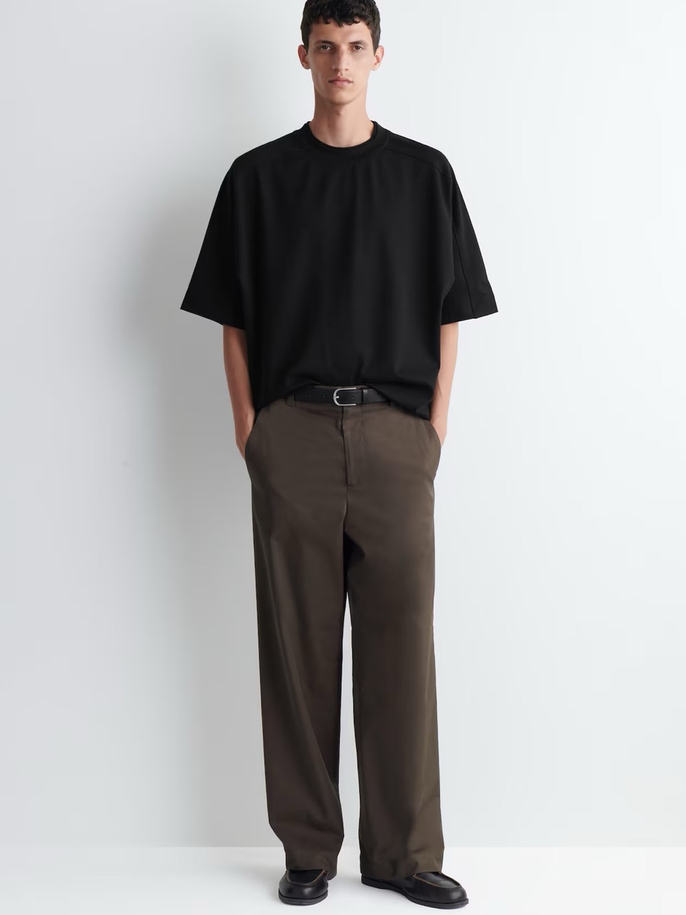 NWT (size L) COS OVERSIZED INTERLOCK COTTON T-SHIRT